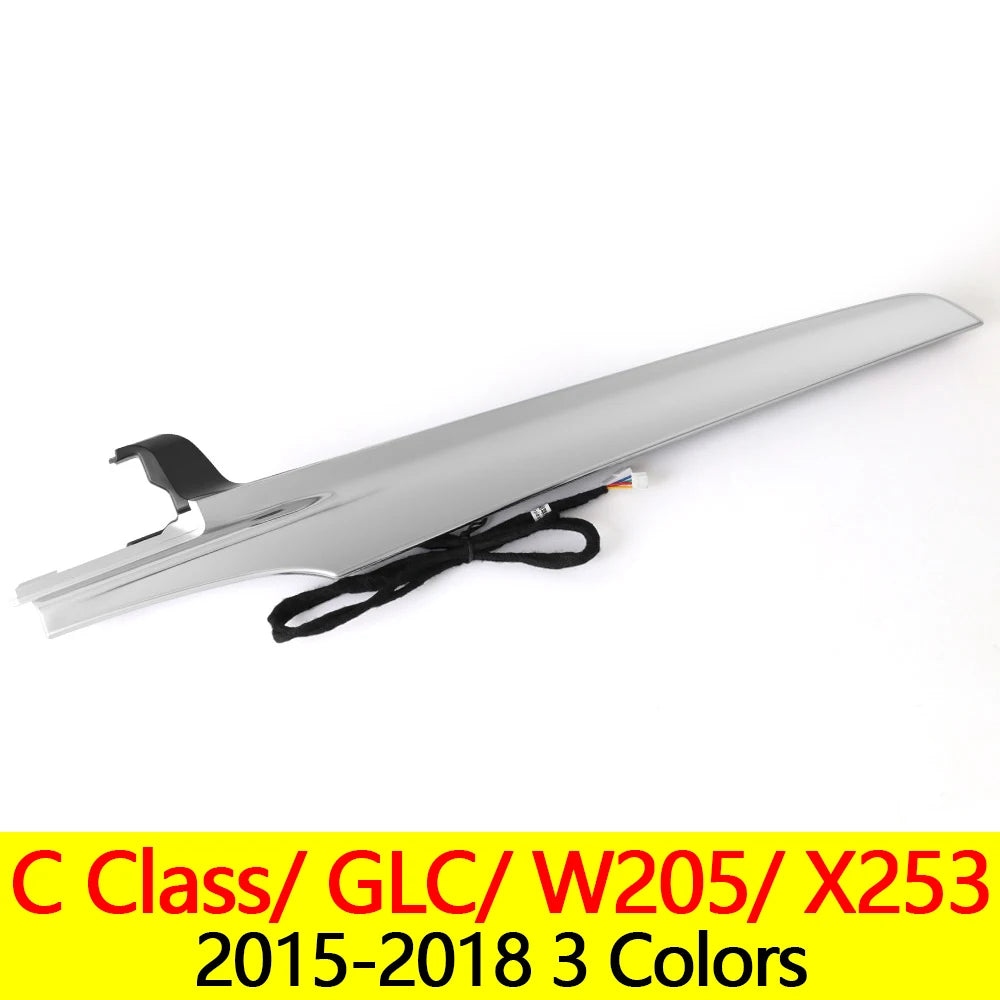 For Mercedes Benz Ambient Lights W205 X253 GLC Turbine Nozzle Air Vent Atmosphere 4D Rotating Tweeter Speaker Copilot LED Strip