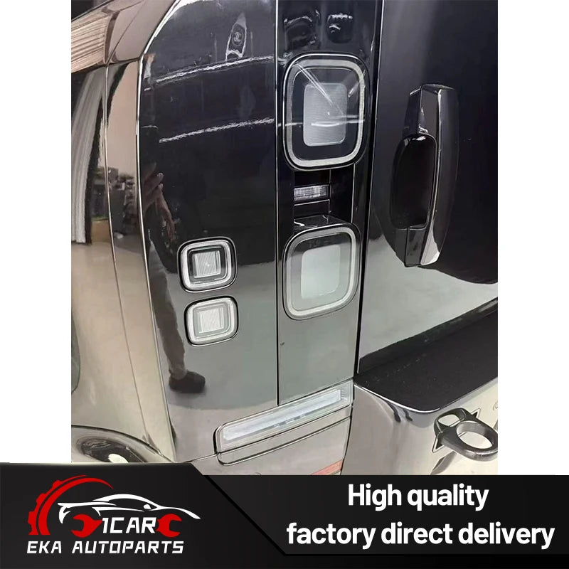 2026 Style Smoked LED Tail Lights for Land Rover Defender 2020‑2025, Direct Plug‑and‑Play Upgrade Rear Brake Lamp, High Quality
