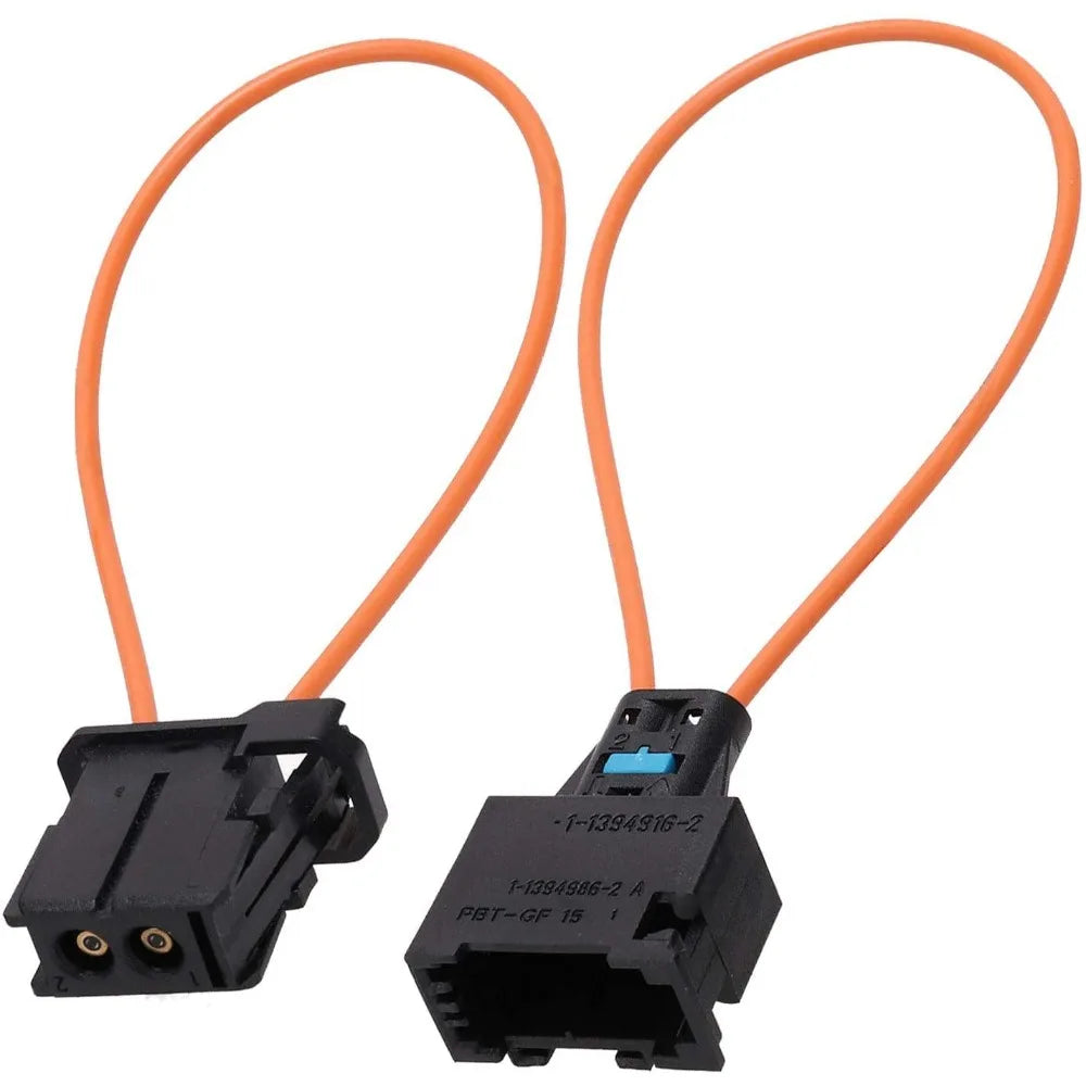2Pcs MOST Fiber Optic Loop Bypass Female & Male Adapter for Car Radio Audio Mercedes BMW VW Audi Porsche SOS Fix