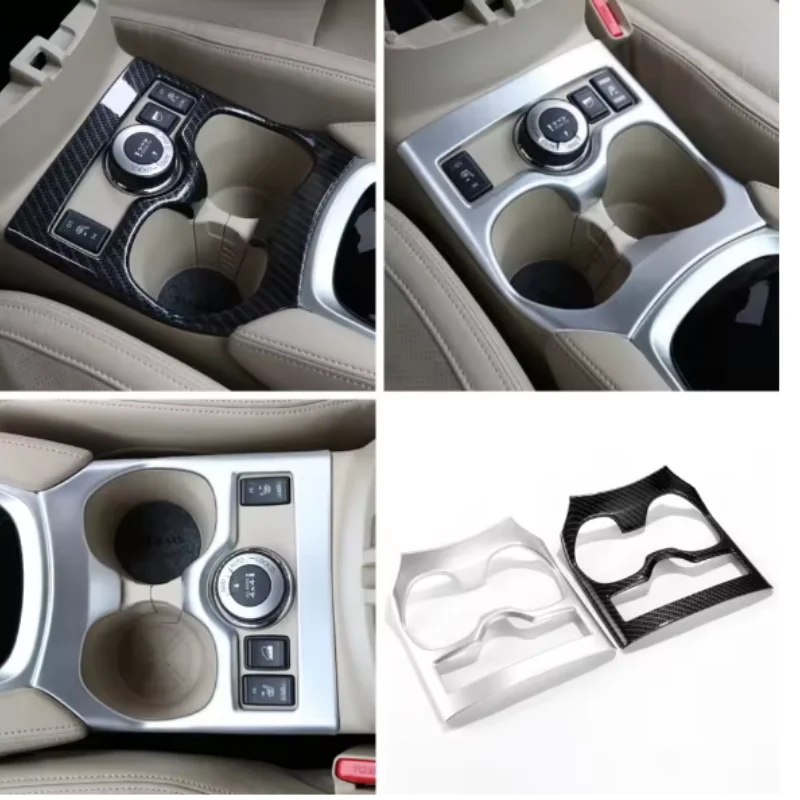LHD Car Gear Shift Knob Sticker Panel Frame Trim Cover For Nissan X-Trail T32 Rogue 2014 -2020 Accessories