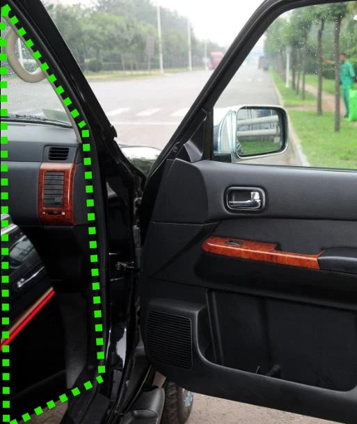 1 Piece Door Rubber Seal for Nissan Patrol Y61 Protect Rubber Weather Seal  for Y61 Seal Rubber Without Clip Accessories
