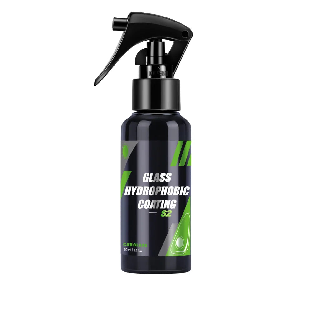 Glass Hydrophobic Coating Spray Rain Repellent Automotive Antirain Clear View Nano Waterproof Agent Car Care Detail S2