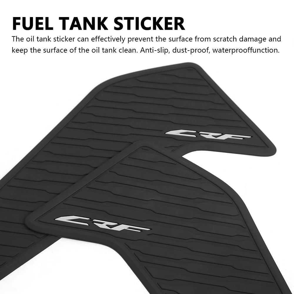 For Honda CRF1100L Africa Twin 2020 2021 2022 Motorcycle Side Fuel Tank Pads Protector Stickers Knee Grip Traction Pad CRF 1100L