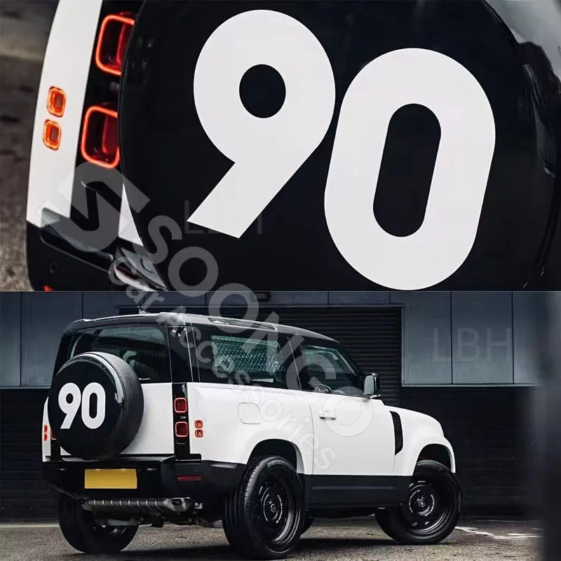 Car Rear Spare Wheel Tire Protectorive Cover For Land Rover Defender 90 110 130 2020-2026  Exterior Decoration Accessories