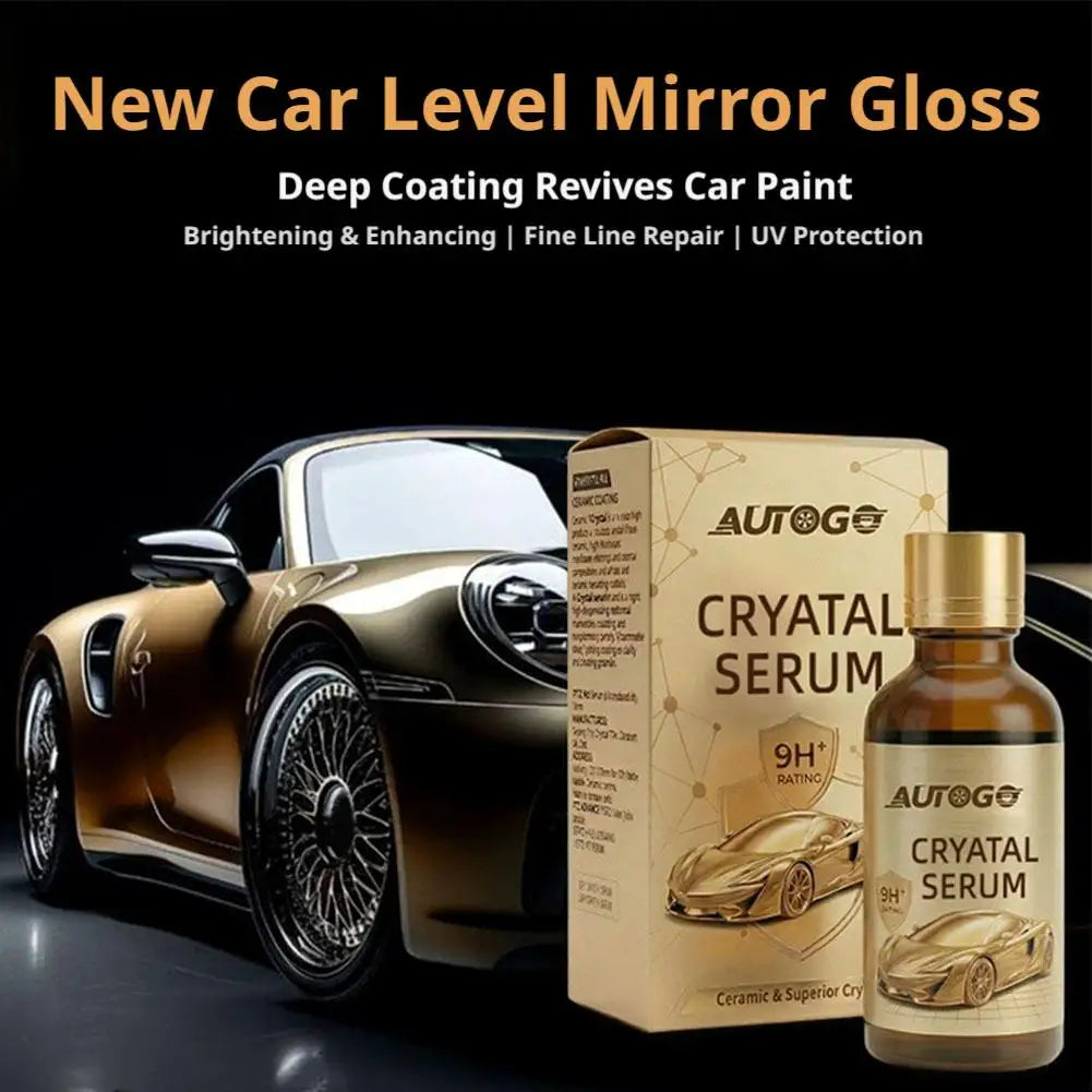 Car Ceramic Coating Kit HD Glass Coating Gloss Enhancer Long Lasting Paint Protection Anti Scratch Universal Auto Care Set