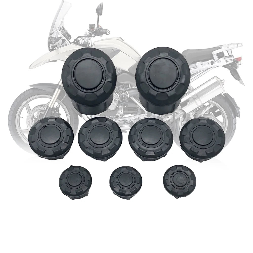REALZION Motorcycle Frame Decoration Cover Body Screw hole mounting end cover For BMW R1200GS R1250GS R1200 1250 GS LC ADV