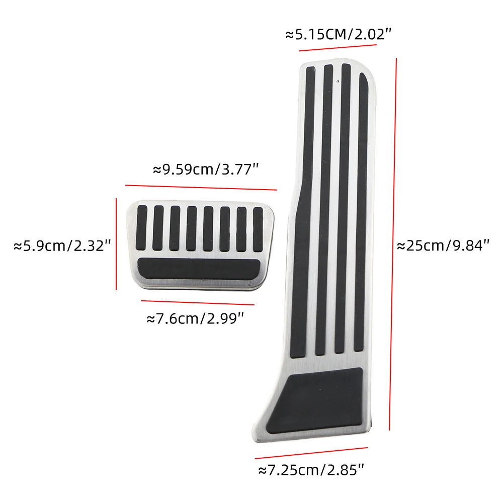 Car Pedals for BYD Seal U Song Plus DM-i EV 2023 - 2026 AT Gas Brake Pedal Cover Pad Stainless Steel Protector Accessories