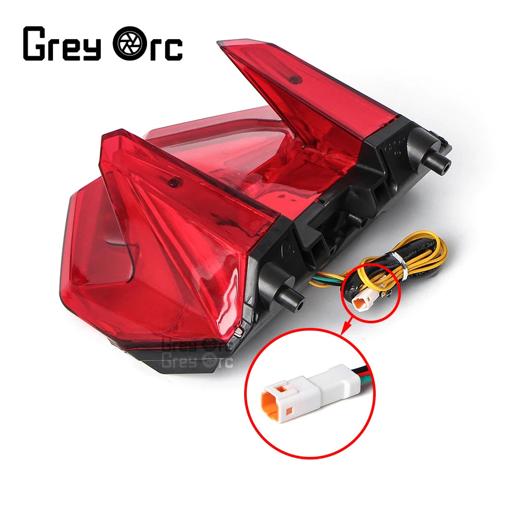 For Ducati Panigale V2 V2S MTS950 Multistrada 1200 1260 LED Brake Tail Light Rear Stop Indicator Lamp Turn Signal Taillight