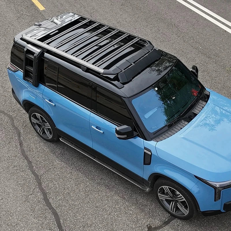 High Quality Aluminum Alloy Roof Rack With Spoiler Off Road Exterior Accessories For Rox 01