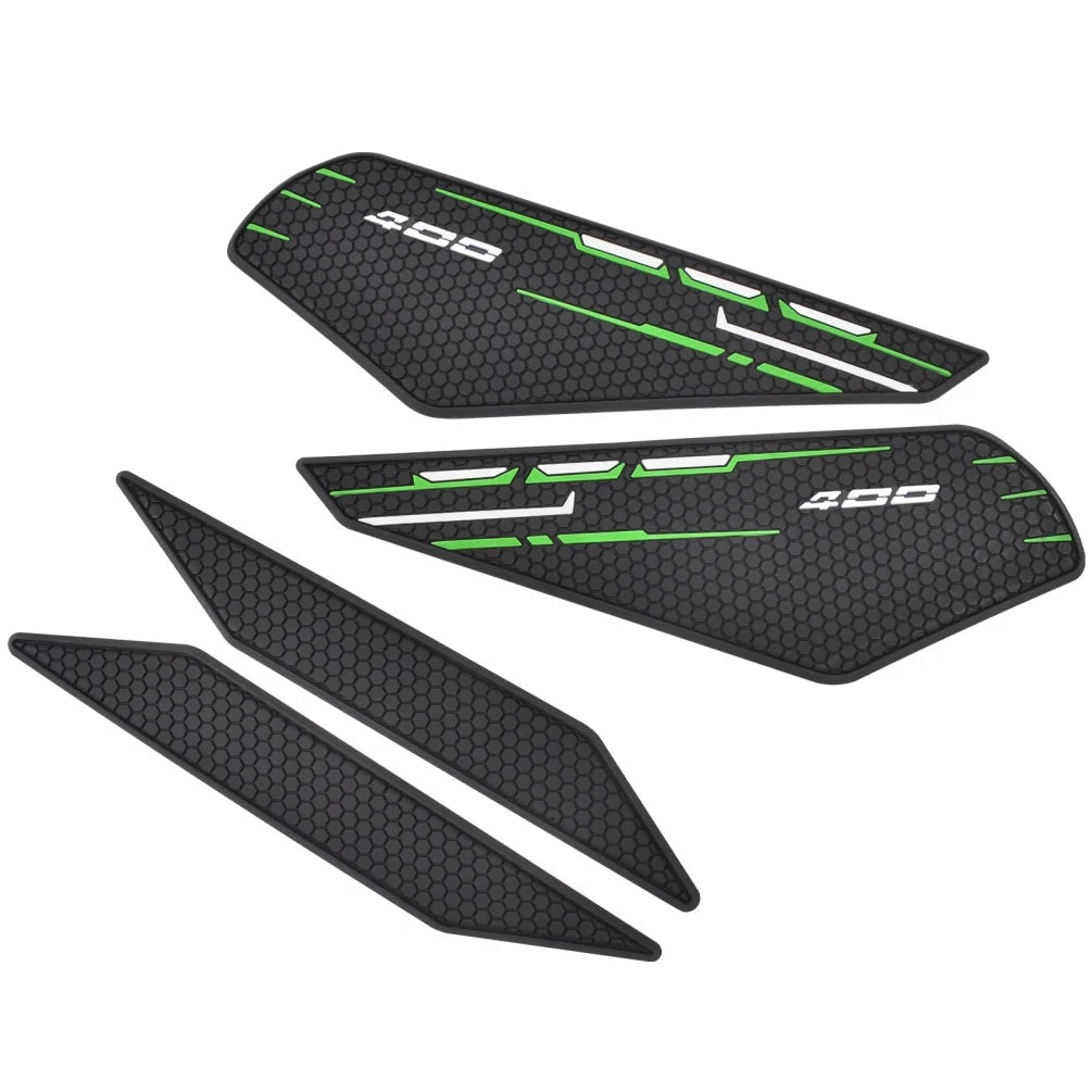Ninja400 Z400 Tank Pad Stickers Gas Protector For Kawasaki Ninja 400 2019-2024 2023 Motorcycle Kit Knee Protection Oil Decals
