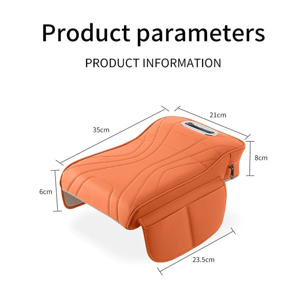 Center Thicken Armrest Box For Rox 01 Polestones 01 2023 2024 Protective Cover Height Pad Tissue Box Storage Car Armrest Pad