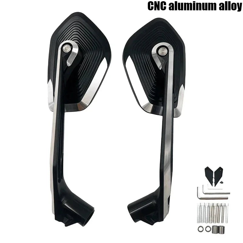 Motorcycle Rearview Mirror R1300GS 2024 R1200 1250 GS ADV for BMW F850GS S1000XR Adjustable Side Rear Aluminum Rearview Mirror