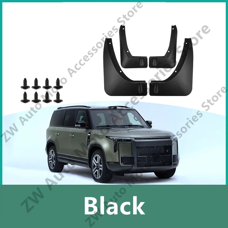 Car Mudguards For JISHI 01/POLESTONES/ROX 01 23-25 ABS Mud Guards Fender Flare Mudflaps Exterior Parts Auto Accessories