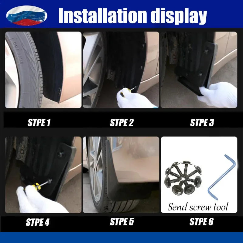 FOR Nissan X-TRAIL T32 2014 2015 2016 - 2020 Mudguard Fender Mud Flap Guards Splash Mudflaps Car Accessories Front Rear 4pcs