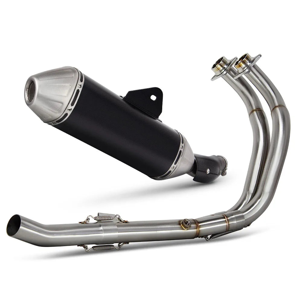 For Yamaha Tenere 700 Full Motorcycle Exhaust System Complete Header Pipe Muffler Kit Adventure Bike