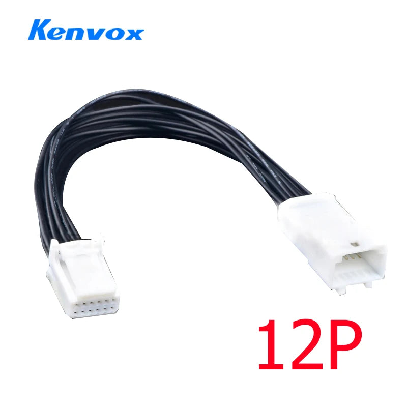 12Pin 0.7 Car Navigation Reversing Mirror Wiring Harness Connector Automotive Audio Vehicle Central Control Plug