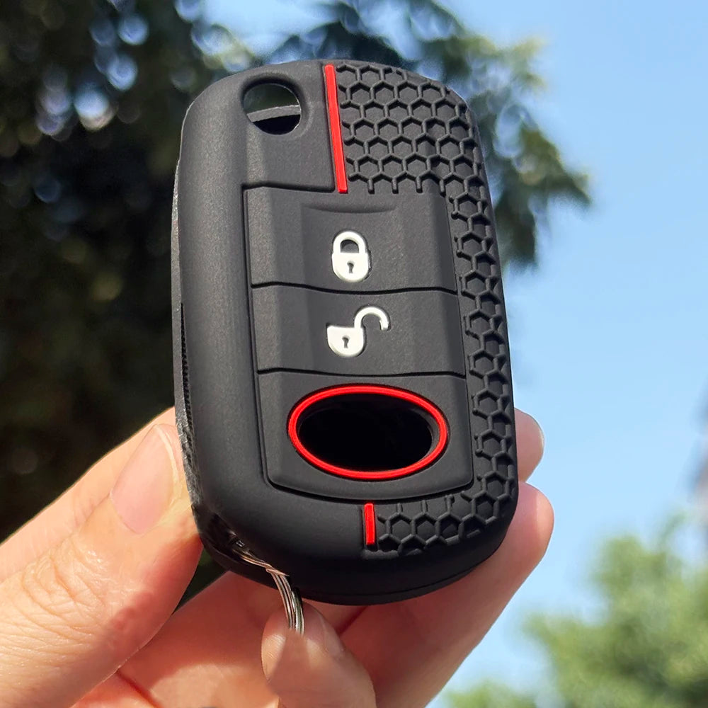 Keychain Full Protect For Land Rover Discovery Freelander Range Rover 45 Velar Defender Range R Evoque Silicone Key Case