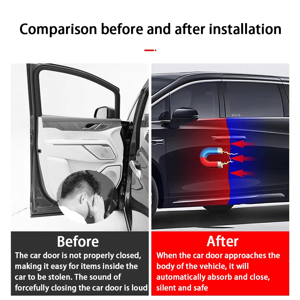 ZJCGO for Rox Polestones 01 Adamas 2023 2024 2025 2026 Auto Pull Soft Close Door Kit Power Latch Door Catch Soft Closing Assist