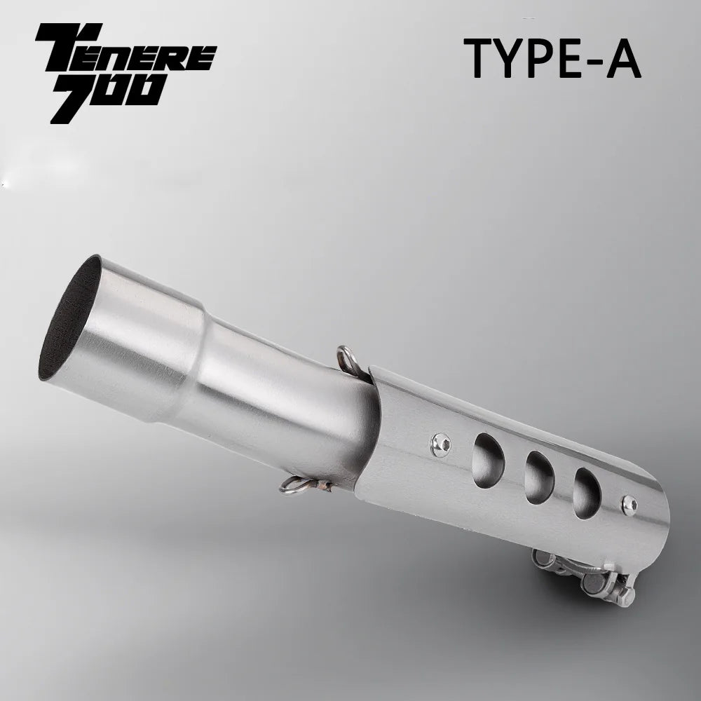 For Yamaha TENERE 700 T700 2019-2025 T7 XTZ 690 700 Motorcycle Exhaust Manifold Front Pipe Fit Original Escape Muffler