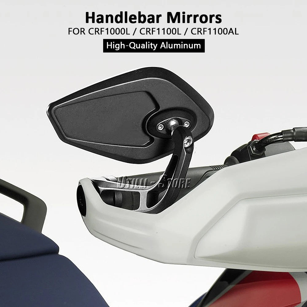 For Honda CRF1000L CRF1100L Africa Twin Adventure Sport CRF1100AL Motorcycle HandleBar Mirrors Rear View Side Mirror Kit