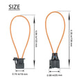 2Pcs MOST Fiber Optic Loop Bypass Female & Male Adapter for Car Radio Audio Mercedes BMW VW Audi Porsche SOS Fix