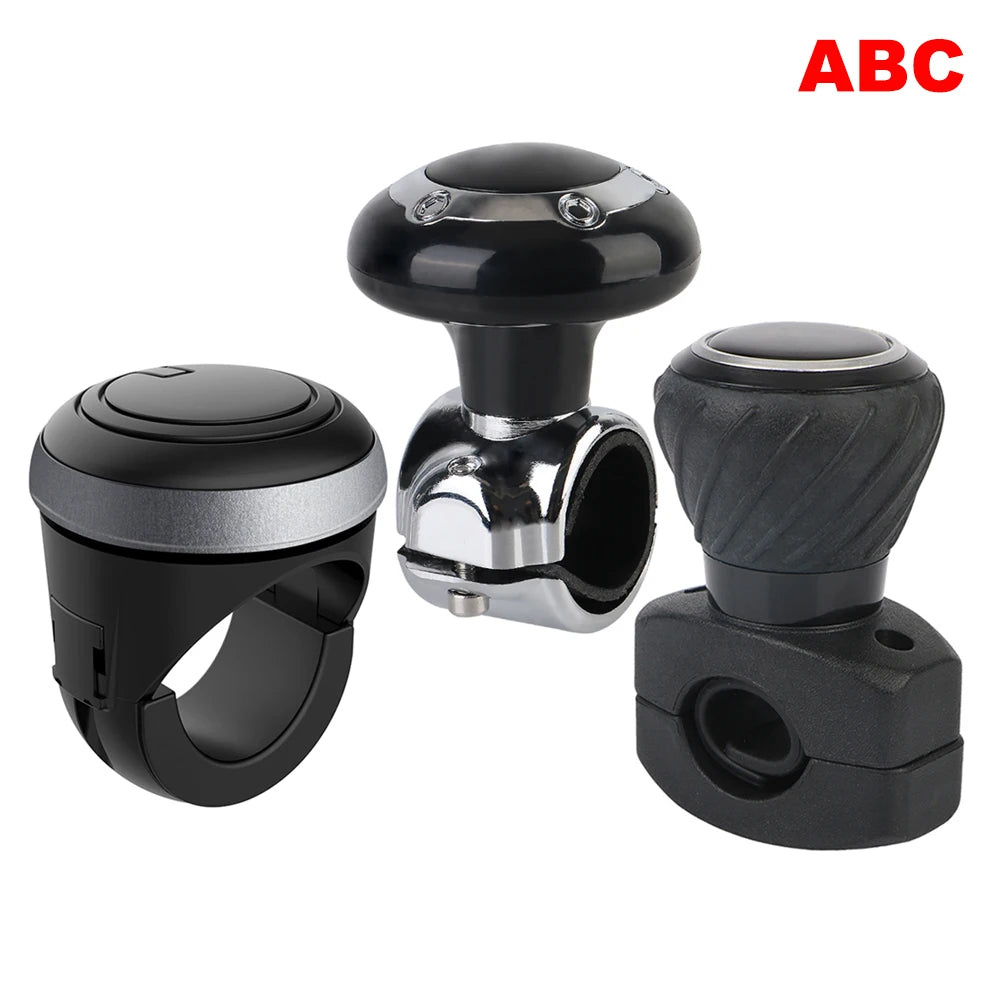 Labor Saving Control On The Car Steering Wheel Turning Ball Handle Rotary Steering Wheels Spinner Knob Steering Wheel Booster