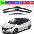 1set Front & Rear Windshield Wiper Blades Windscreen Wipers 2018 2019 2020 2021 2022 Accessories For Nissan Leaf ZE1 2017-2023