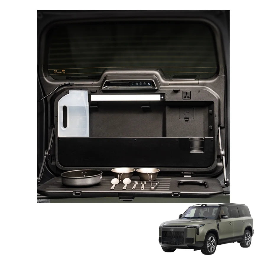 Auto Parts Rox 01 Tailgate Restaurant Bar Cheese Bar Car Removable Mini Kitchen Parts