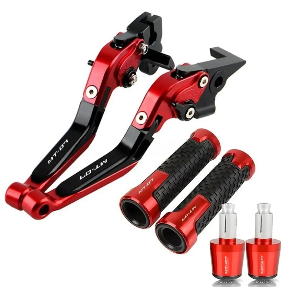 Motorcycle CNC Adjustable Folding Extendable Brake Clutch Levers Handle For Yamaha MT-07 FZ-07 MT 07 FZ07 MT07 FZ 07 2014-2025