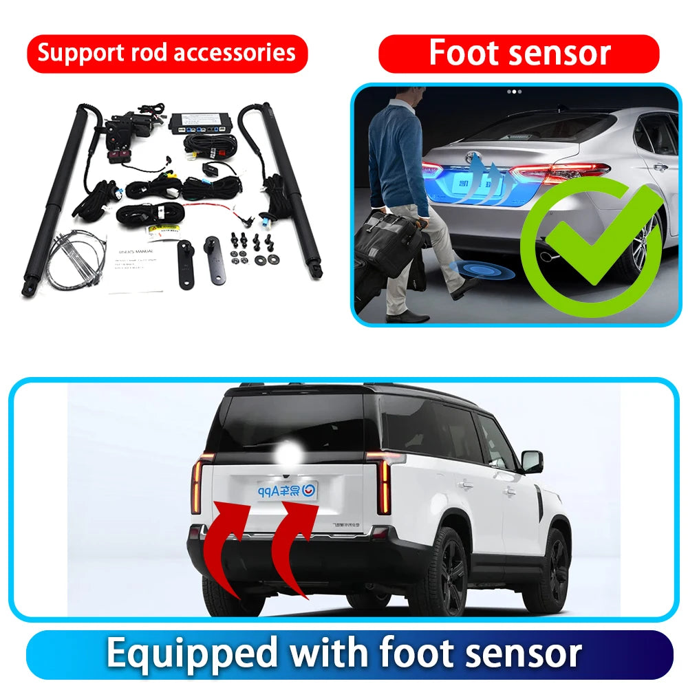 ZJCGO for Rox Polestones 01 2023 2024 2025 2026 OEM Automatic Power Liftgate Powered Tailgate Intelligent System Trunk Lift Kit
