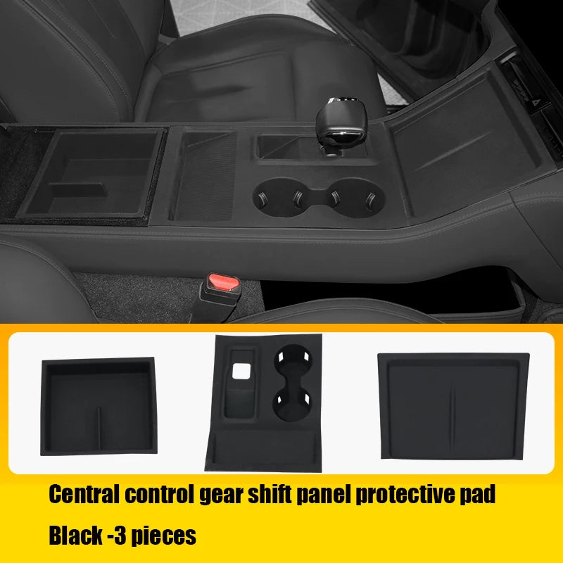 For Rox 01 2024 2025 2026 Automotive central control shift panel protective pad made of silicone material for interior use