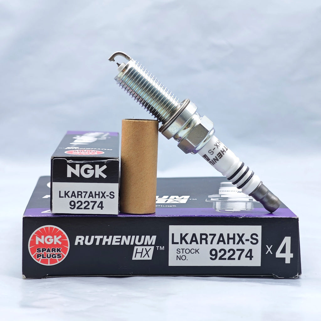 4pcs Original NGK Ruthenium HX High Ignitability Spark Plug LKAR7AHX-S 92274 Upgrade ILKAR7B11 DILKAR7B11 SC20HR11 IXEH22TT etc