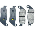 Motorcycle Front & Rear Brake Pads For KAWASAKI ER650 Z650 18-25 Z650 RS 22-25 / ABS	22-23 EX650 Ninja 650 17-24 / ABS 17-18