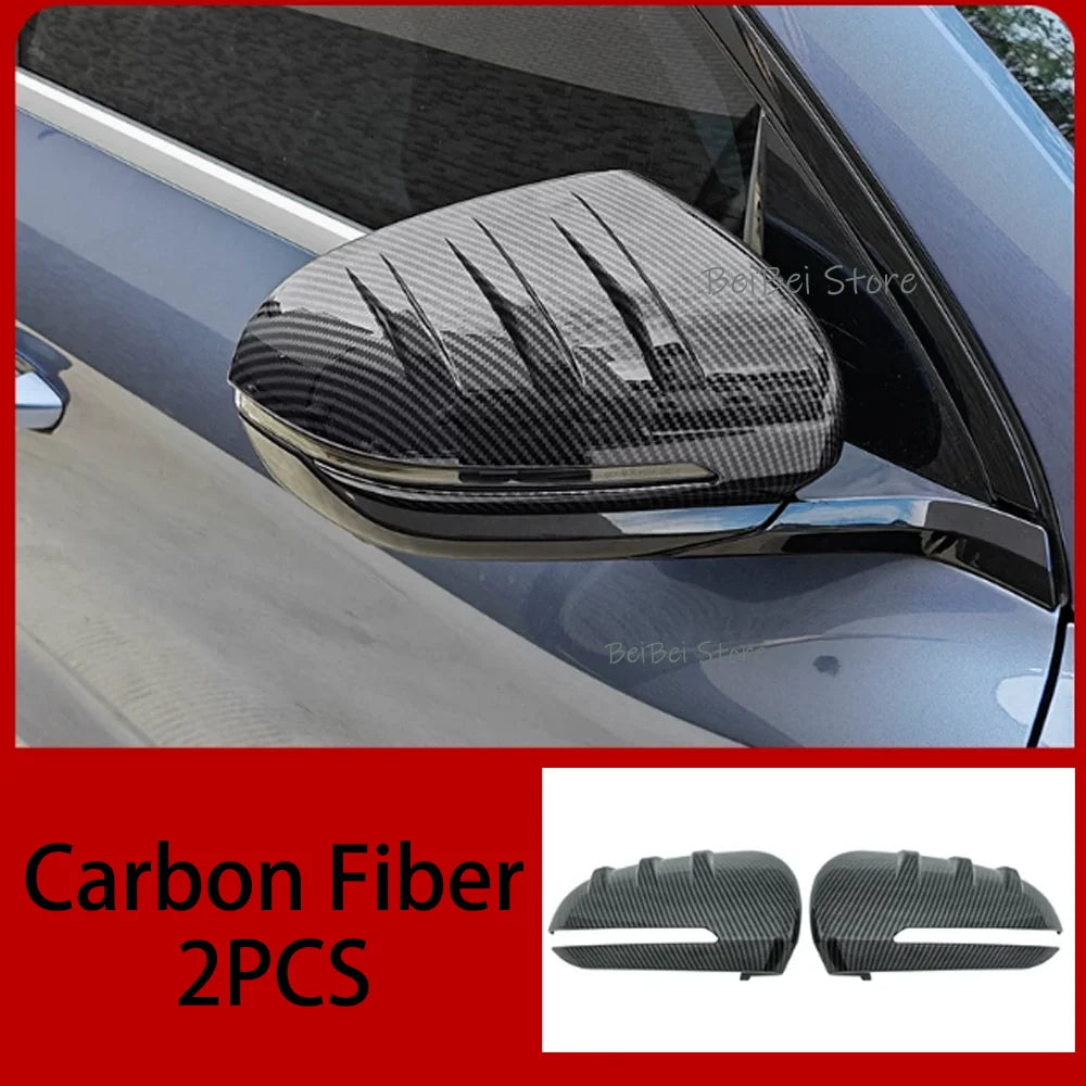For BYD Sealion 5 DM-i Song Pro SA2 2024~2026 2025 Car Carbon Fiber Rearview Mirror Protect Cover Decorat Modificat Accessories