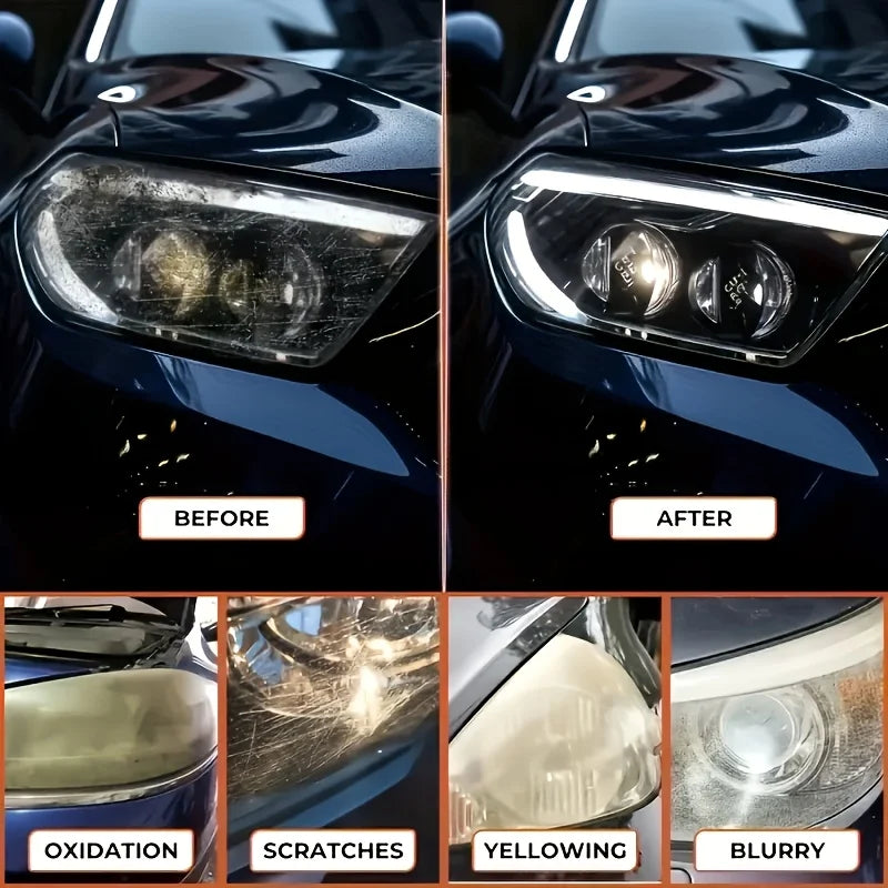 Car Headlight Restoration Polishing Kits Headlamp Repair Kits Car Light Polisher Cleaning Paste Car Paint Care Refurbish Agent