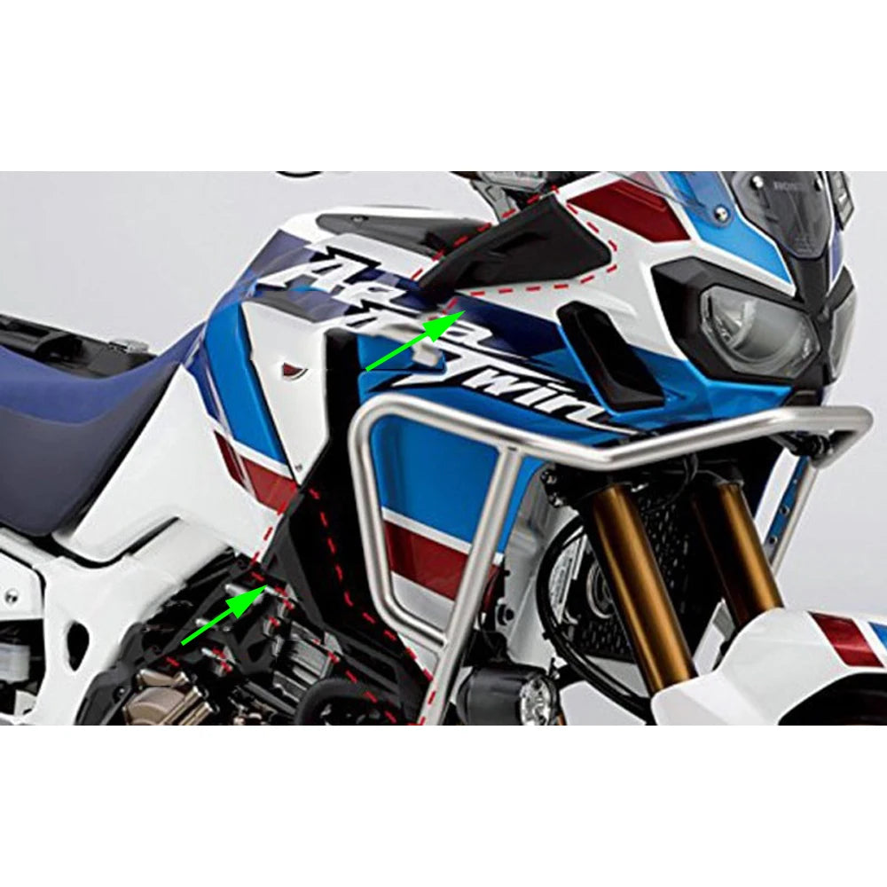 For Honda CRF1000L Africa Twin  2018 2019 2020 CRF 1000 L Motorcycle Upper and Lower Air Deflectors Kit Wind Deflector