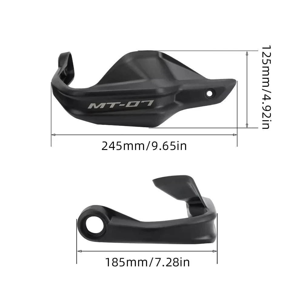 For YAMAHA MT07 FZ07 2014-2024 MT-07 Handguard Motorcycle Handlebar Wind Deflector Hand Guard Handle Lever Protector Accessories
