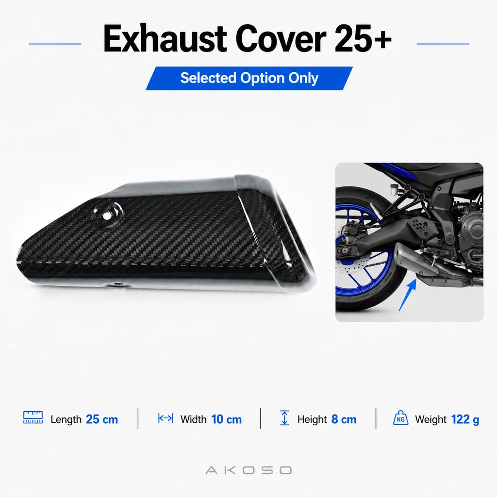 Bodywork Fairing Kit Options Carbon Fiber Fender Panel Cover Set Upgrade for Yamaha MT07 MT-07 2025+ Motorcycle Accessories