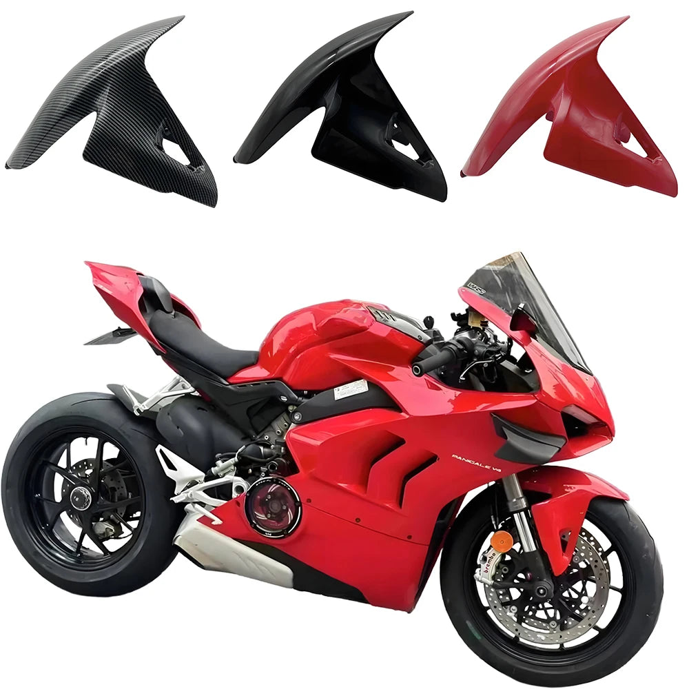 New Carbon Fiber Front Fender Splash Mudguard For Ducati Panigale Streetfighter V2 V4 V4S V4R 2017-2024 Motorcycle Parts