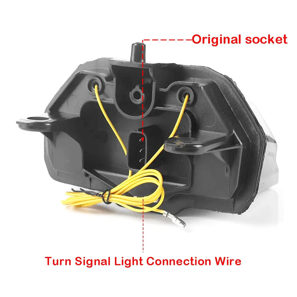 For Honda CRF1100L Africa Twin ADV Sports DCT 2020-2025 Motorcycle Taillight Rear Brake & Turn Signal LED Integrated Tail Light