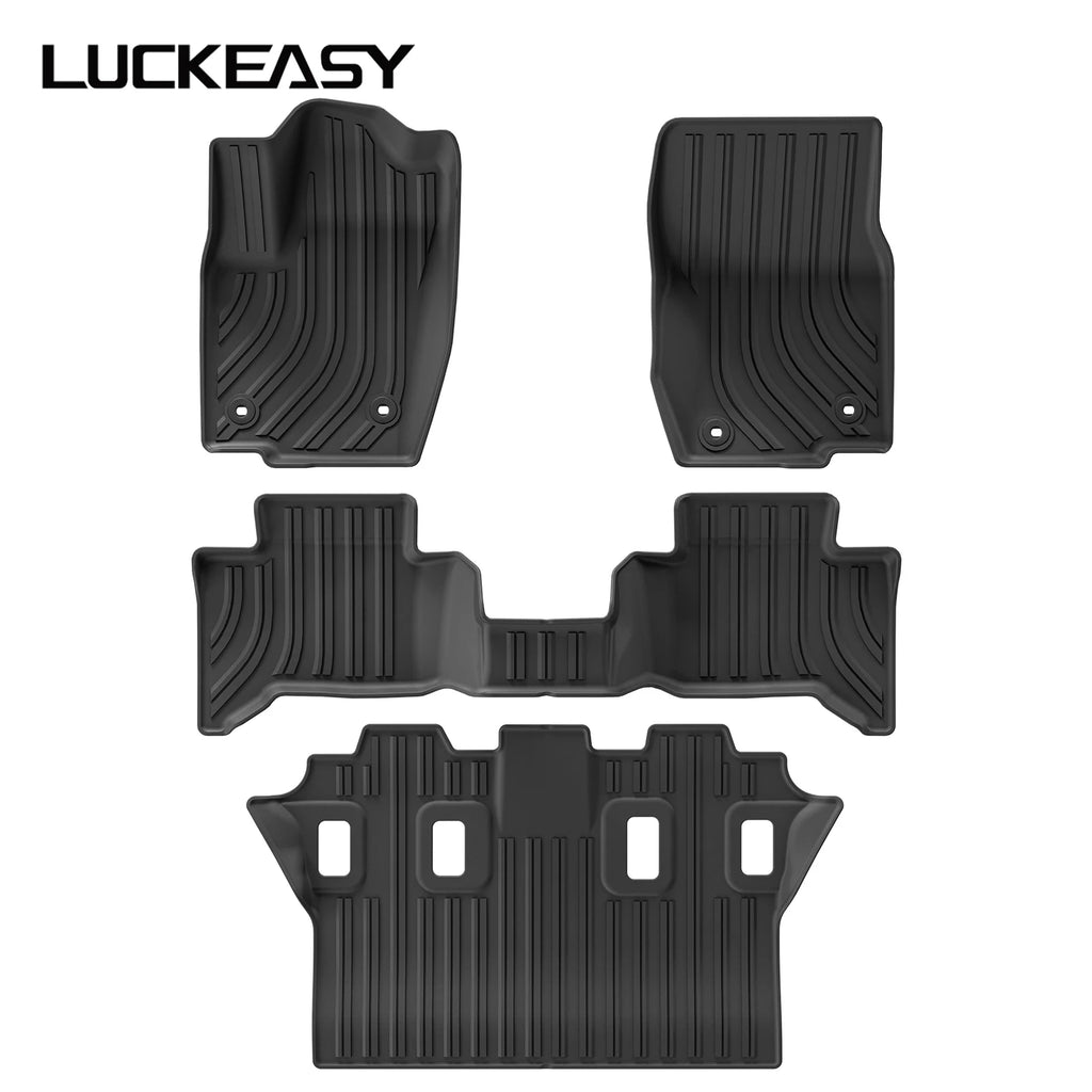 for Toyota Land Cruiser Prado LC250 2024-2025 Car Floor Mats Protective Mat 7 Seats Cargo Liner Trunk Pad Fit For Left Rudder