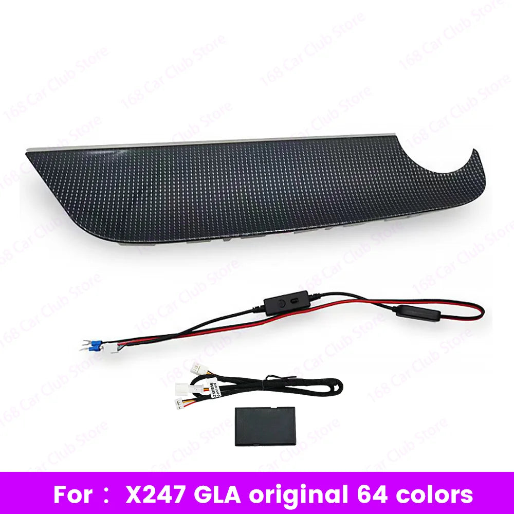 64 Colors Front Passenger Starlight Panel For Mercedes Benz GLB W247 X247 Car B-Class Central Control Panel LED Ambient Light