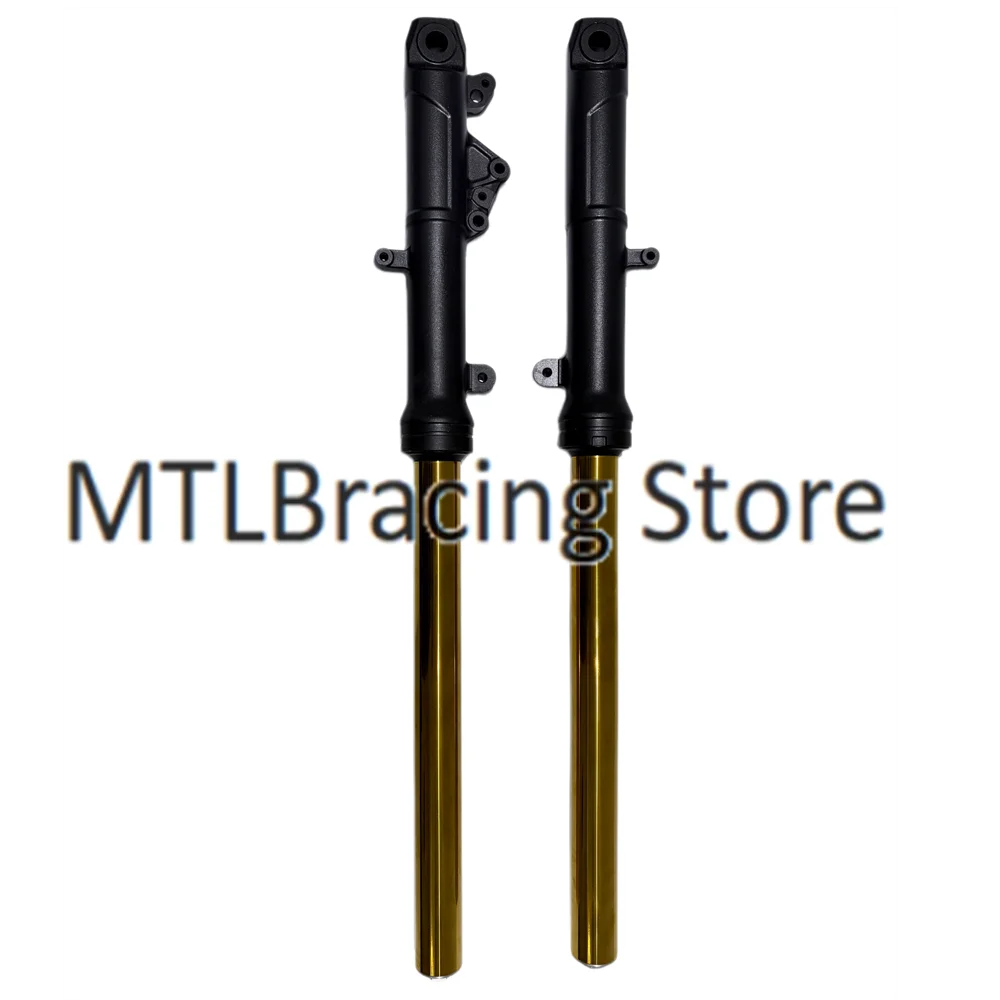 Motorcycle Front Fork Shock Absorption Assembly For Kawasaki EX400 NINJA 400 2018-2024 Used DLC Gold Fork Suspension Leg