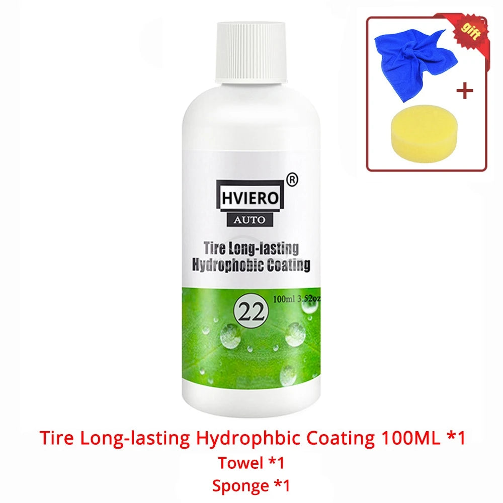 20ml/50ml/100ml Car Leather Refurbish plastic wash Tire Hydrophobic Coating Cleaning Agent Polishes Care Tools Auto Accessories