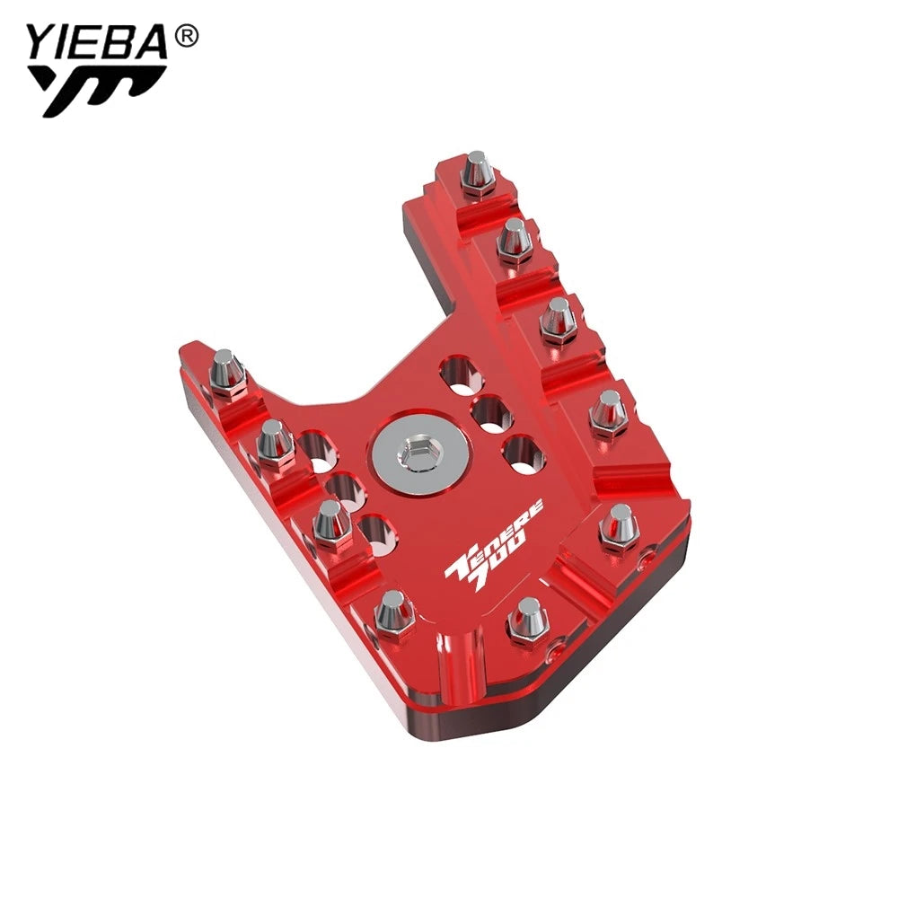 TENERE700 2019-2024 CNC Motorcycle Rear Brake Pedal Step Plate Tip Plate Enlarge FOR YAMAHA TENERE 700 XTZ700 T700 WOLD RAID