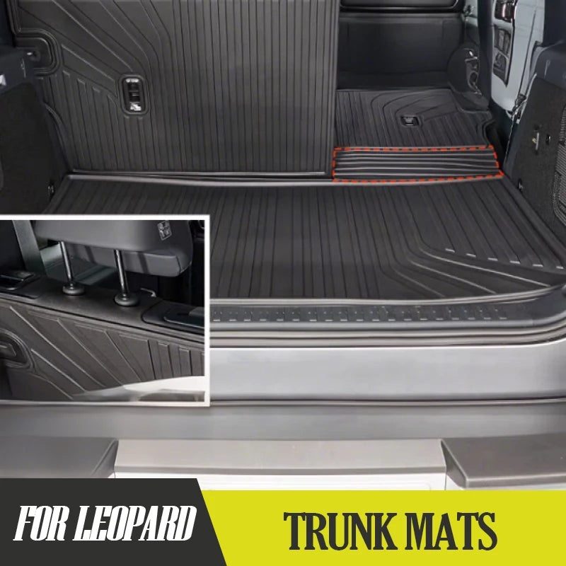 For BYD Formula Leopard 5/8 TPE Waterproof Full Coverage Cargo Liner Trunk Mat Protection Accessories
