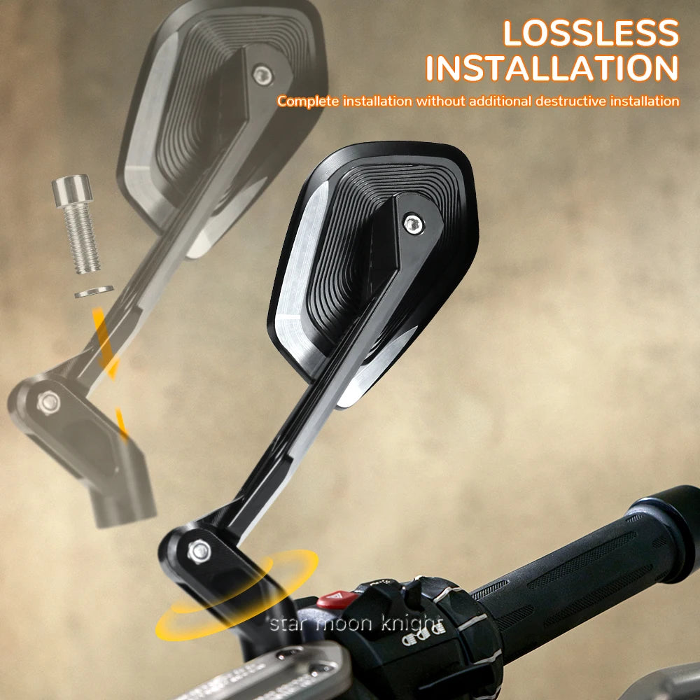 HD Enhance vision Side Mirror For BMW F850GS Adventure F 750 GS R 1300GS R1250GSA R 1250 GS Foldable Rearview Mirror Accessories
