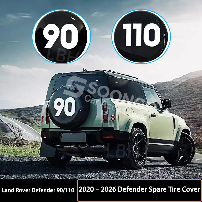 Car Rear Spare Wheel Tire Protectorive Cover For Land Rover Defender 90 110 130 2020-2026  Exterior Decoration Accessories