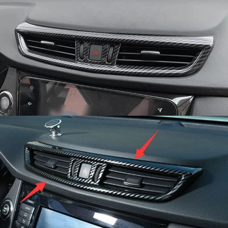 For Nissan Qashqai J11 X-trail Xtrail T32 2014- 2020 Car Dashboard Air Conditioning Vent Outlet Cover