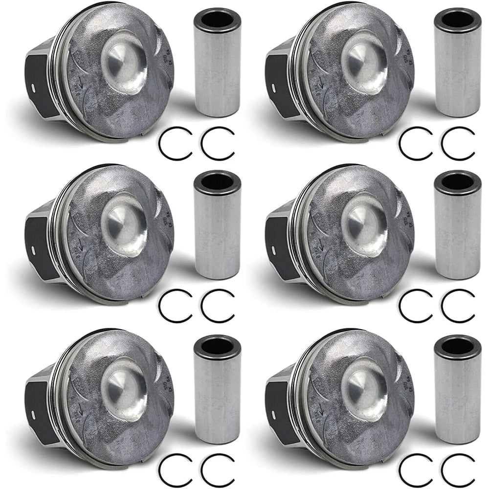 Engine piston kit For LAND ROVER DISCOVERY RANGE ROVER VELAR JAGUAR F-PACE F-TYPE XE XF 3.0L 3.0 L T V6 GAS 12-21 LR041639 306PS